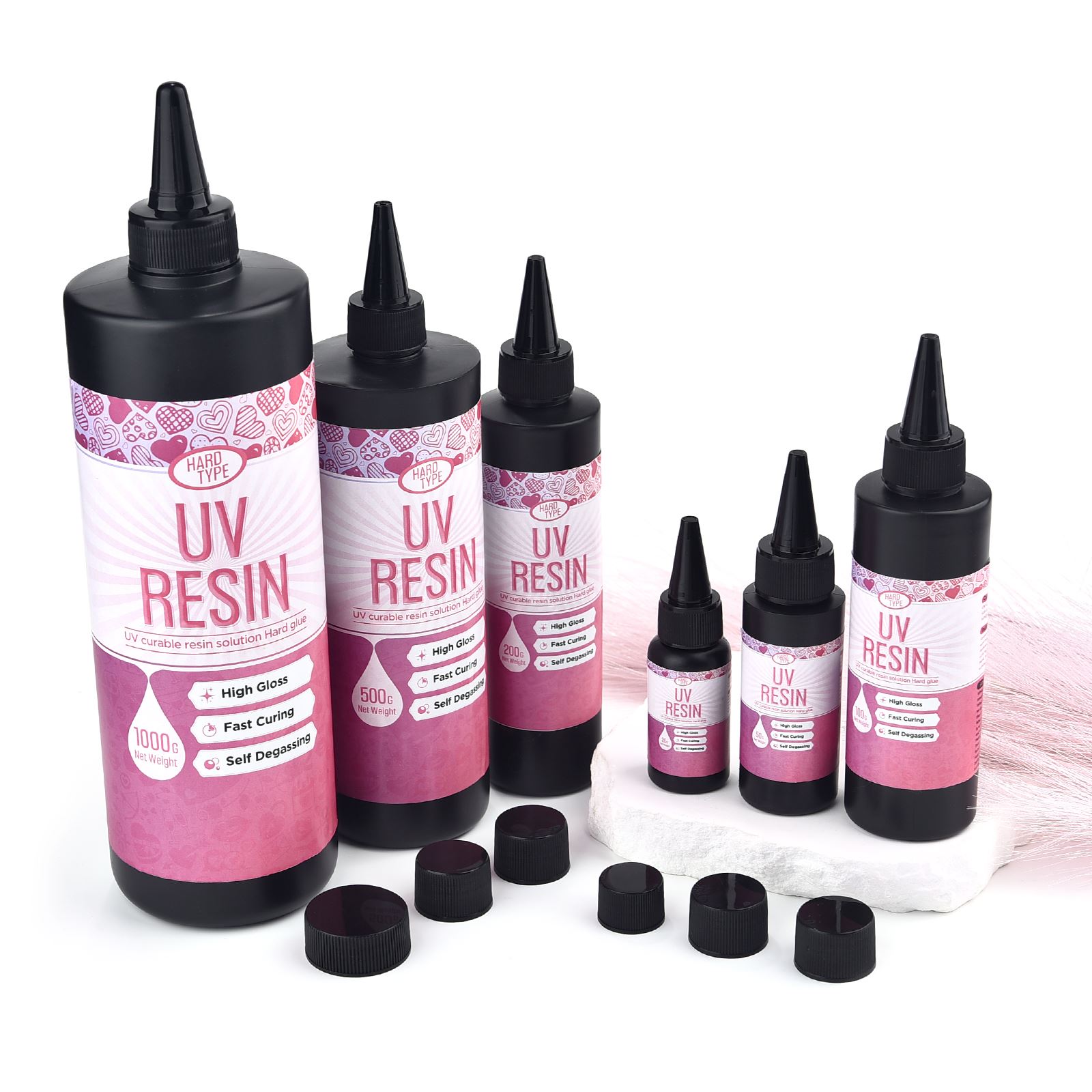 Jewelry Making Uv Resin Kit - 20-1000g Resin Epoksi Transparan Tinggi Cepat