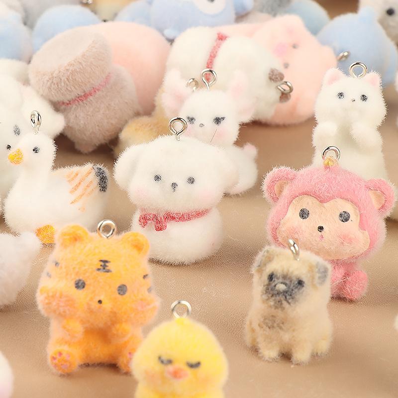 Jewelry Making Classes - 5/10Pcs Liontin Kartun Resin DIY Model