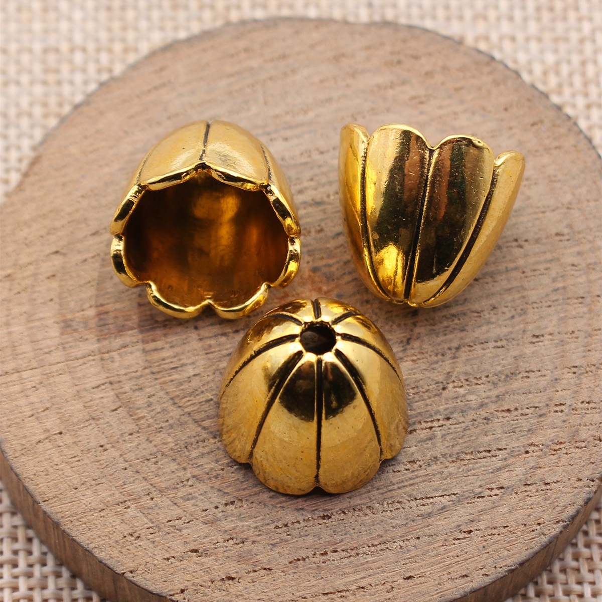 Bead Cap Flower - Manik-manik Spacer Bunga Besar Ukuran Jumbo,