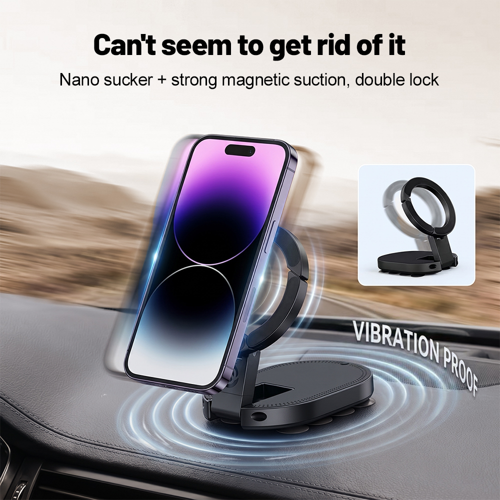Ring Blank Adjustable - 360 ° Penyangga Ponsel Magnetik 3-in-1