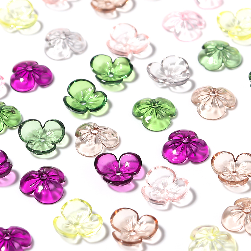 Bead Cap Flower - 20 buah/lot manik-manik kelopak bunga Resin