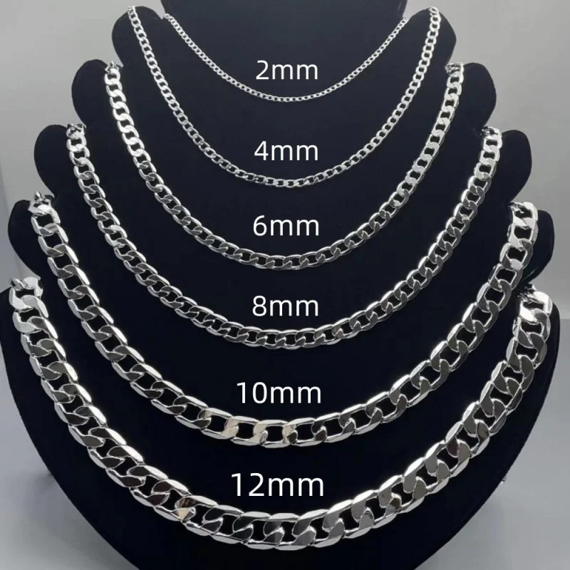 Lobster Clasp Silver - Kalung perak Sterling 925 pria wanita,