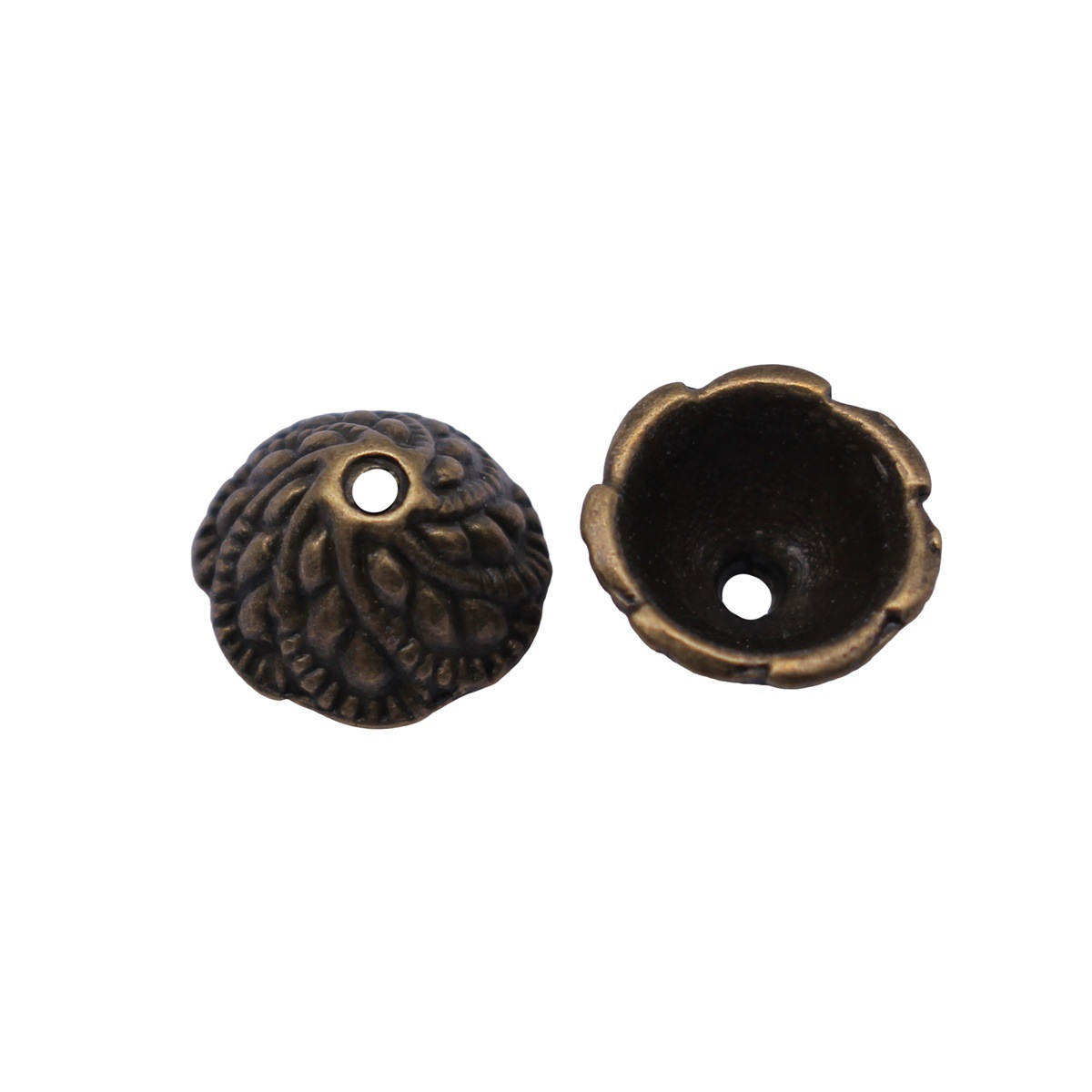 Bead Cap Flower - Manik-manik Spacer Bunga Standar Klasik, Tutup