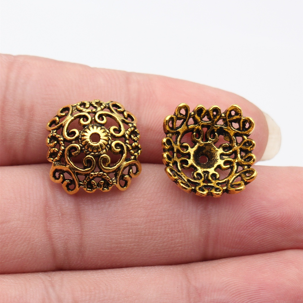 Bead Cap Flower - Manik-Manik Spacer Bunga Besar Ukuran Jumbo,