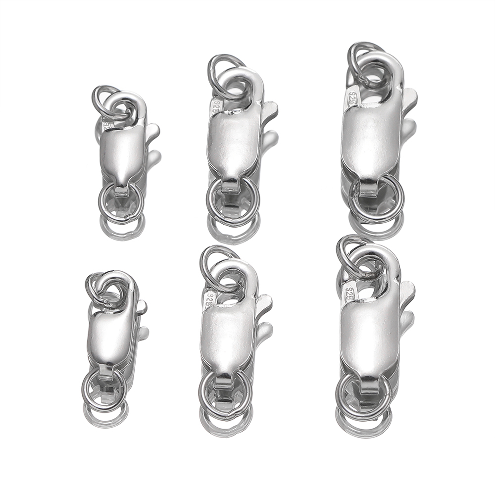 Lobster Clasp Silver - 2 Buah Gesper Konektor Perhiasan Perak