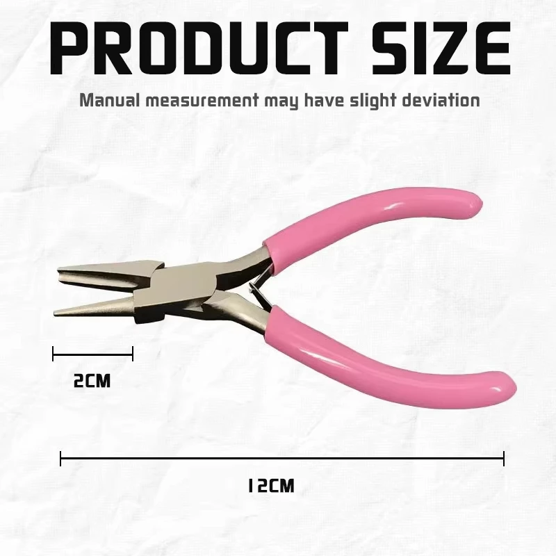 Jewelry Making Rotary Tool - Tang Cekung Bulat Mini 5-Inci -