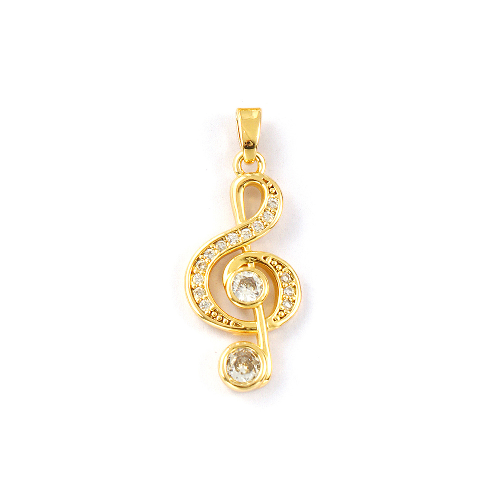 Jewelry Making Notes - 2 Buah Liontin Gitar Gaya Not
