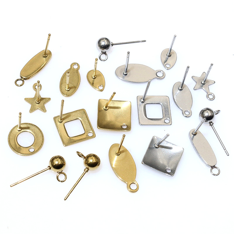 Jewelry Making Factory - 20 Buah Anting-Anting Kerajinan Baja Tahan