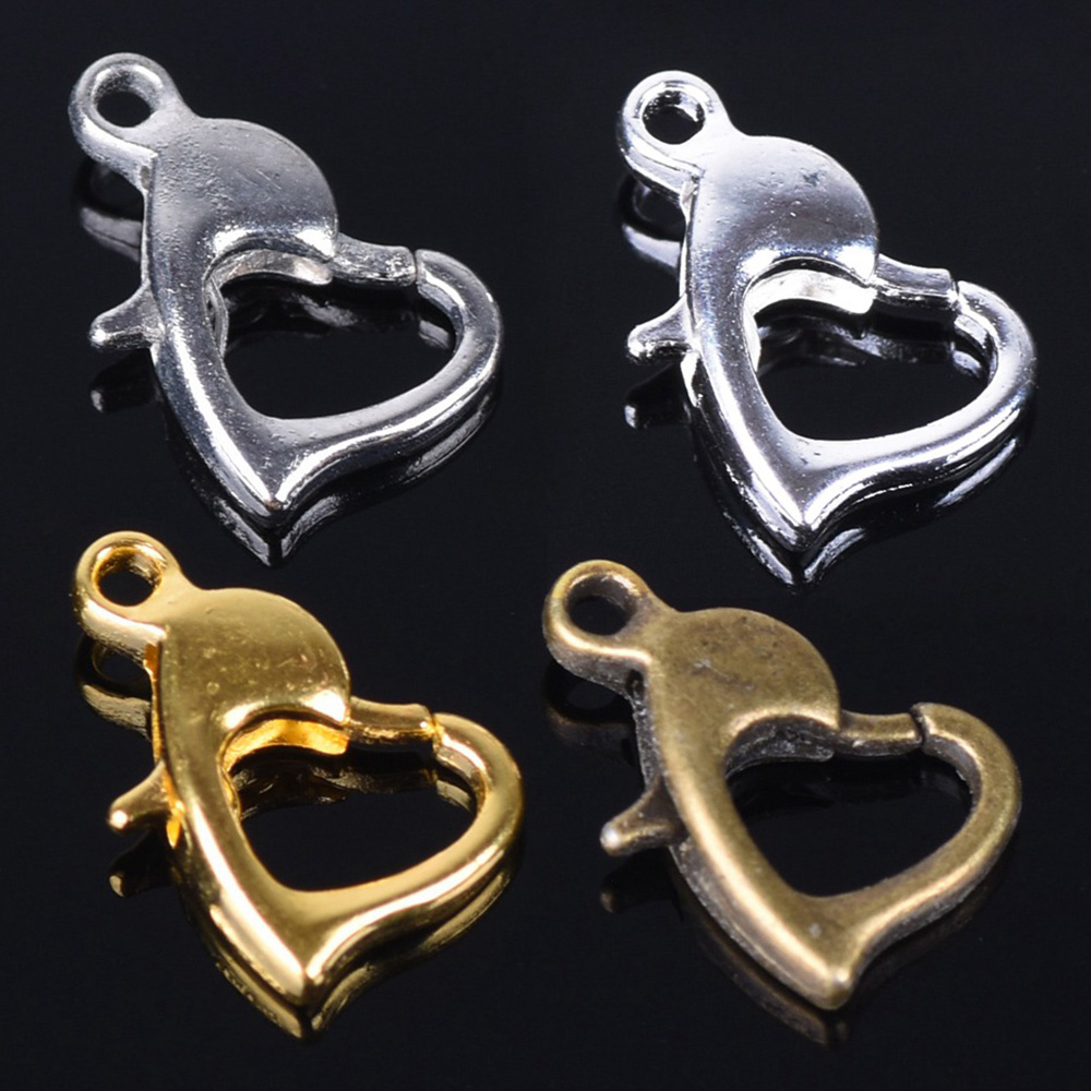 Lobster Clasp Silver - 30 Buah 12X8Mm Emas/Perak/Perunggu Warna Logam