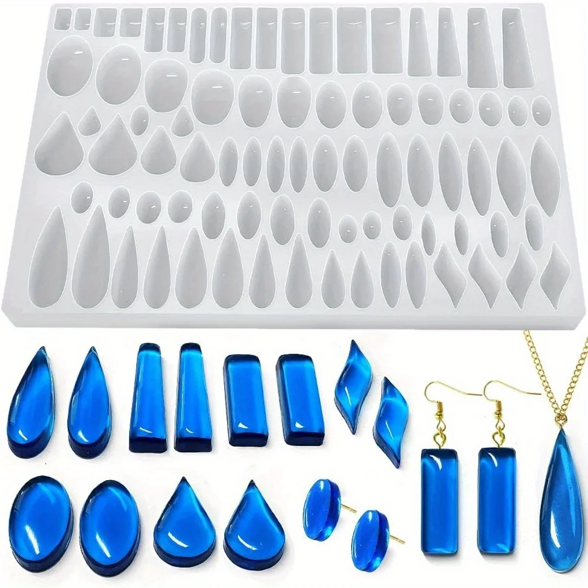 Cetakan Silikon Anting Kancing - Jewelry Making Uv Resin Kit ulasan dan harga