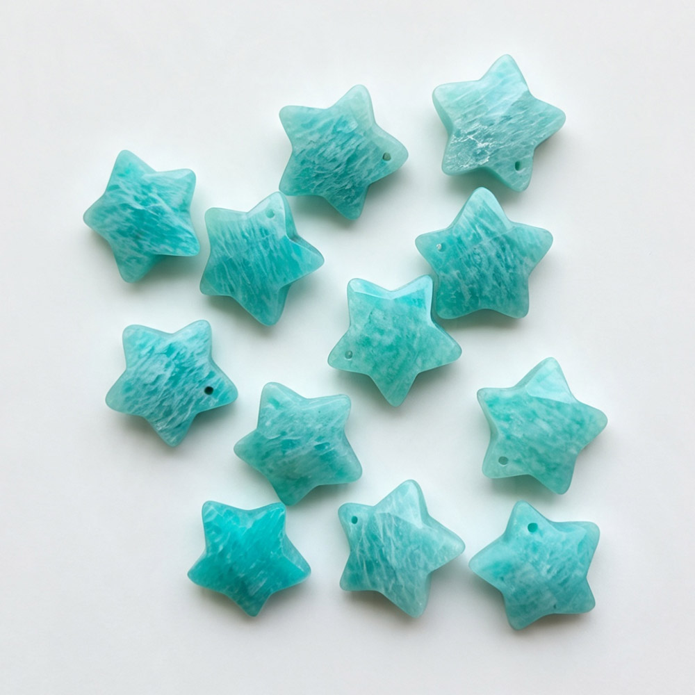 12pcs Liontin Batu Amazon Alam - Jewelry Making Amazon ulasan dan harga