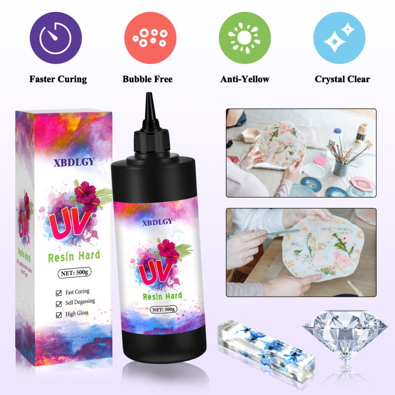 200g/250g/500g Resin UV Lem Ke - Jewelry Making Uv Resin Kit ulasan dan harga