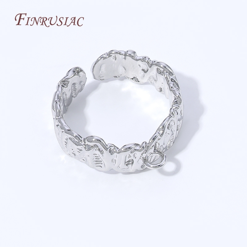 Cincin Dasar Terbuka Berlapis  - Ring Blank Adjustable ulasan dan harga