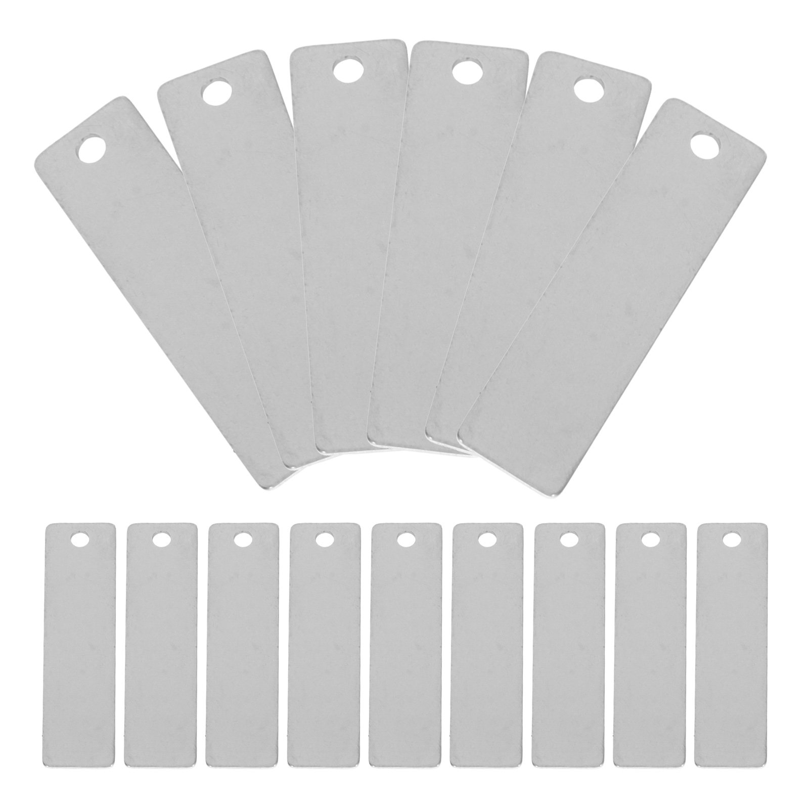 30 buah label kosong dari baja - Jewelry Making Factory ulasan dan harga