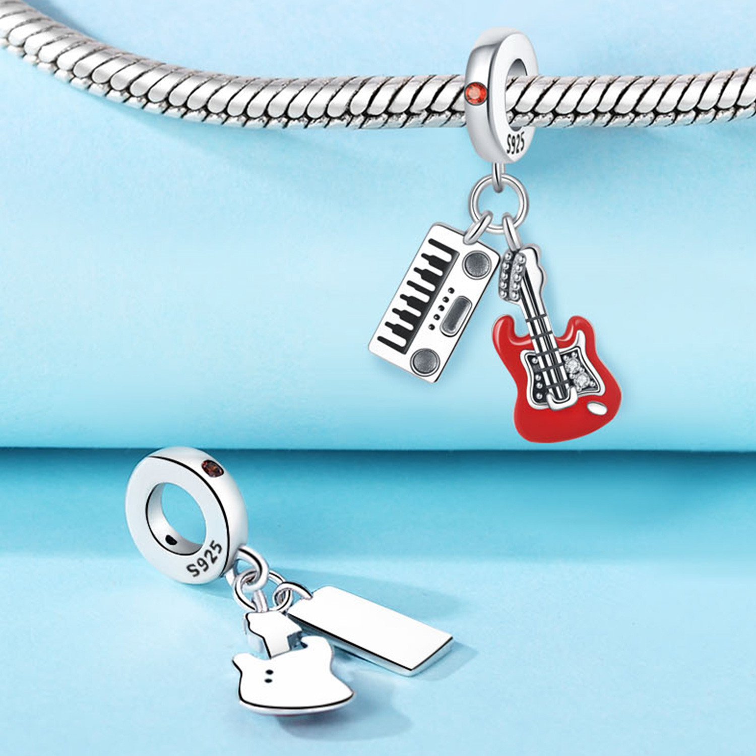 MISEFF S925 Liontin Gitar Ca - Jewelry Making Notes ulasan dan harga