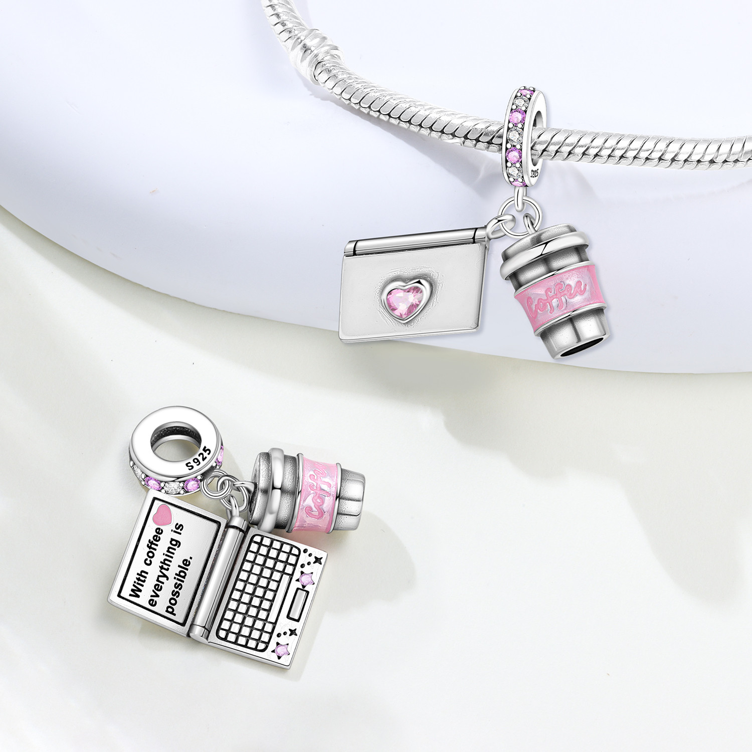  MISEFF S925 Liontin Gitar Ca - Jewelry Making Notes ulasan dan harga