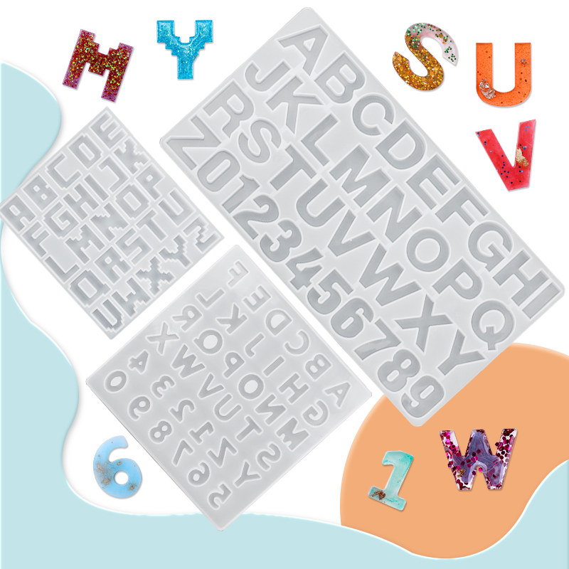 Alfabet Epoksi Resin Cetakan K - Jewelry Making Uv Resin Kit ulasan dan harga