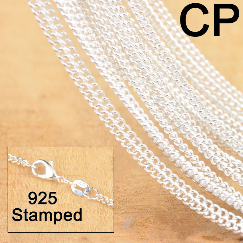 10 Buah Diskon Besar 18 Inci 9 - Lobster Clasp Silver ulasan dan harga