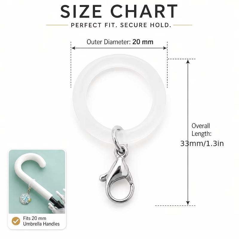 5/10 Buah Cincin Pegangan Payu - Lobster Clasp Silver ulasan dan harga