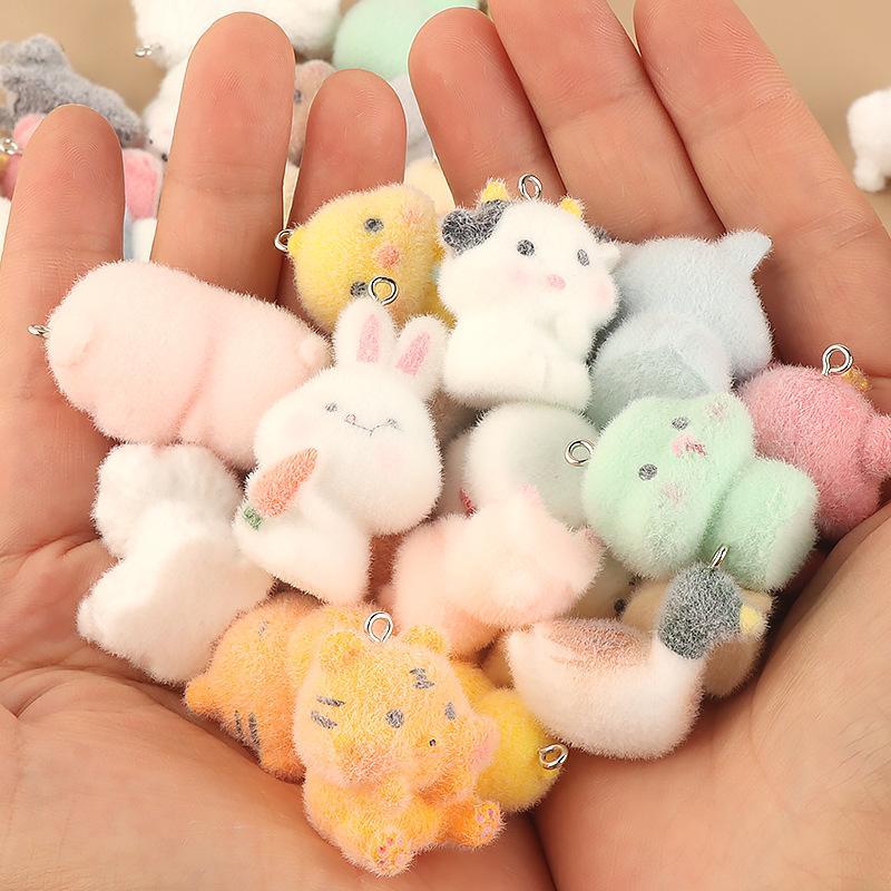 5/10Pcs Resin Kartun DIY Liont - Jewelry Making Classes ulasan dan harga