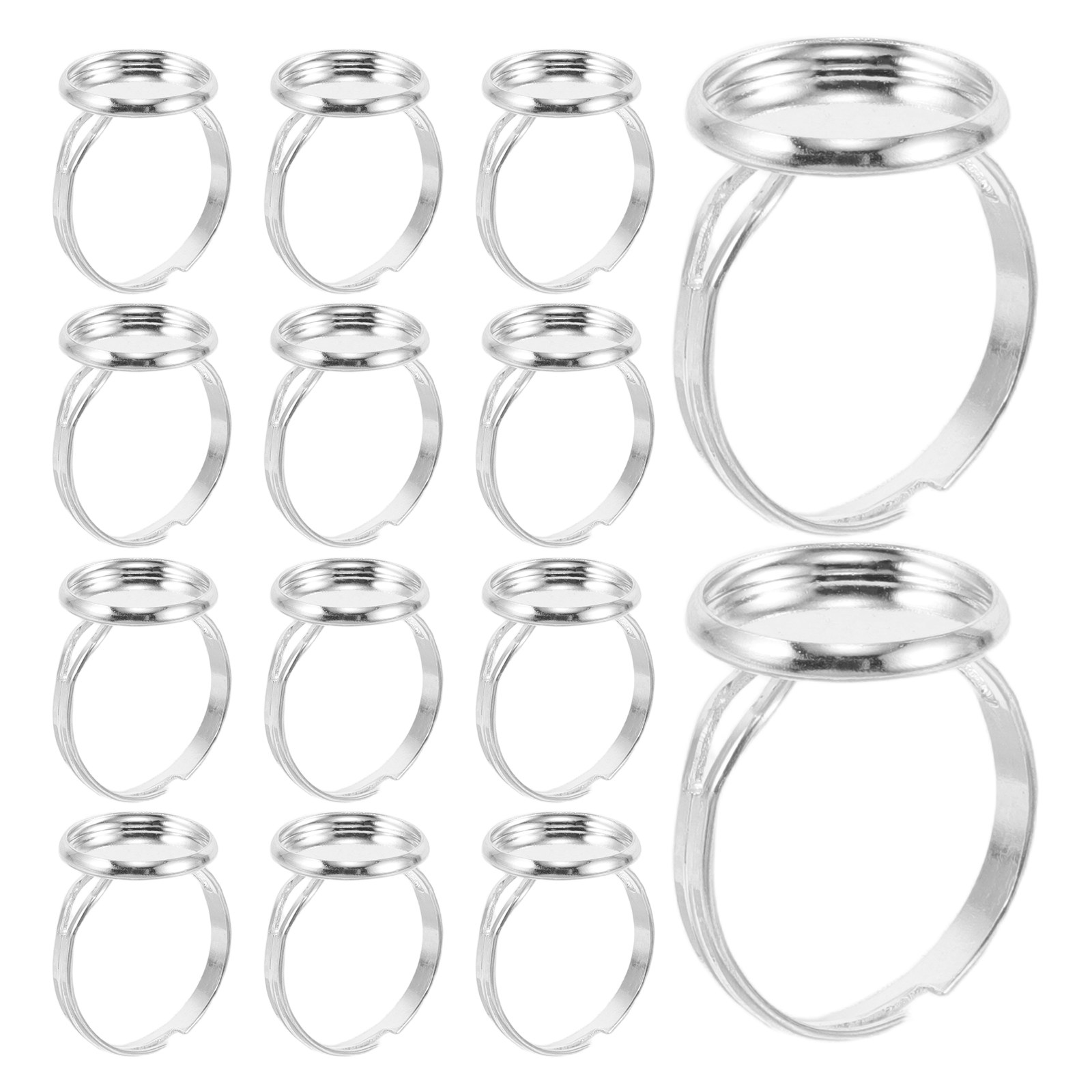 60 Buah Alas Cincin yang Dapat - Ring Blank Adjustable ulasan dan harga