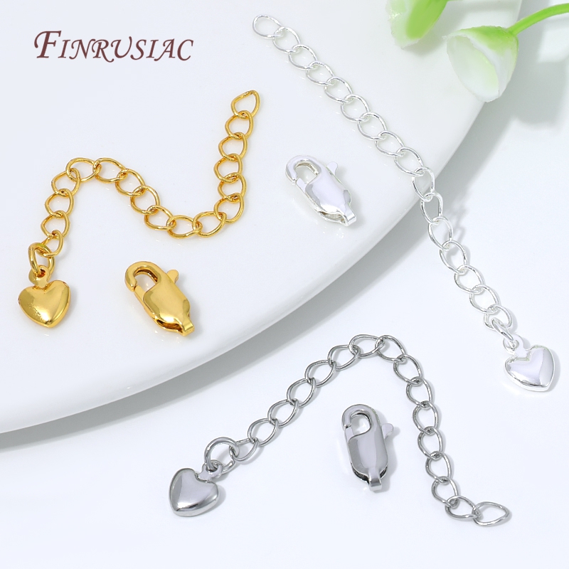 Rantai Ekstensi Lapis Perak Em - Lobster Clasp Silver ulasan dan harga