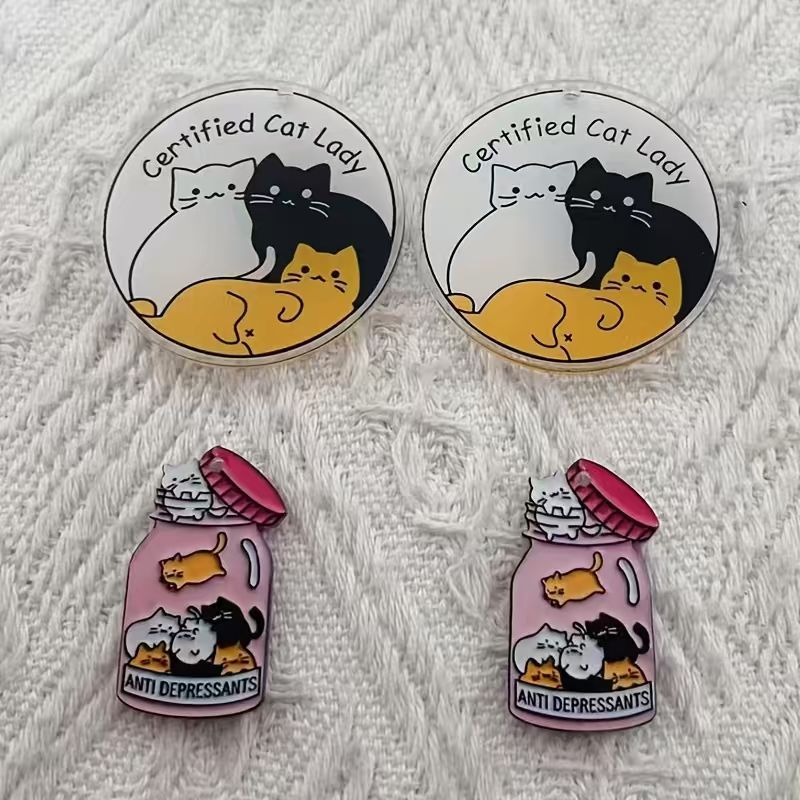 10 buah liontin kucing lucu da - Jewelry Making Birthday Party ulasan dan harga