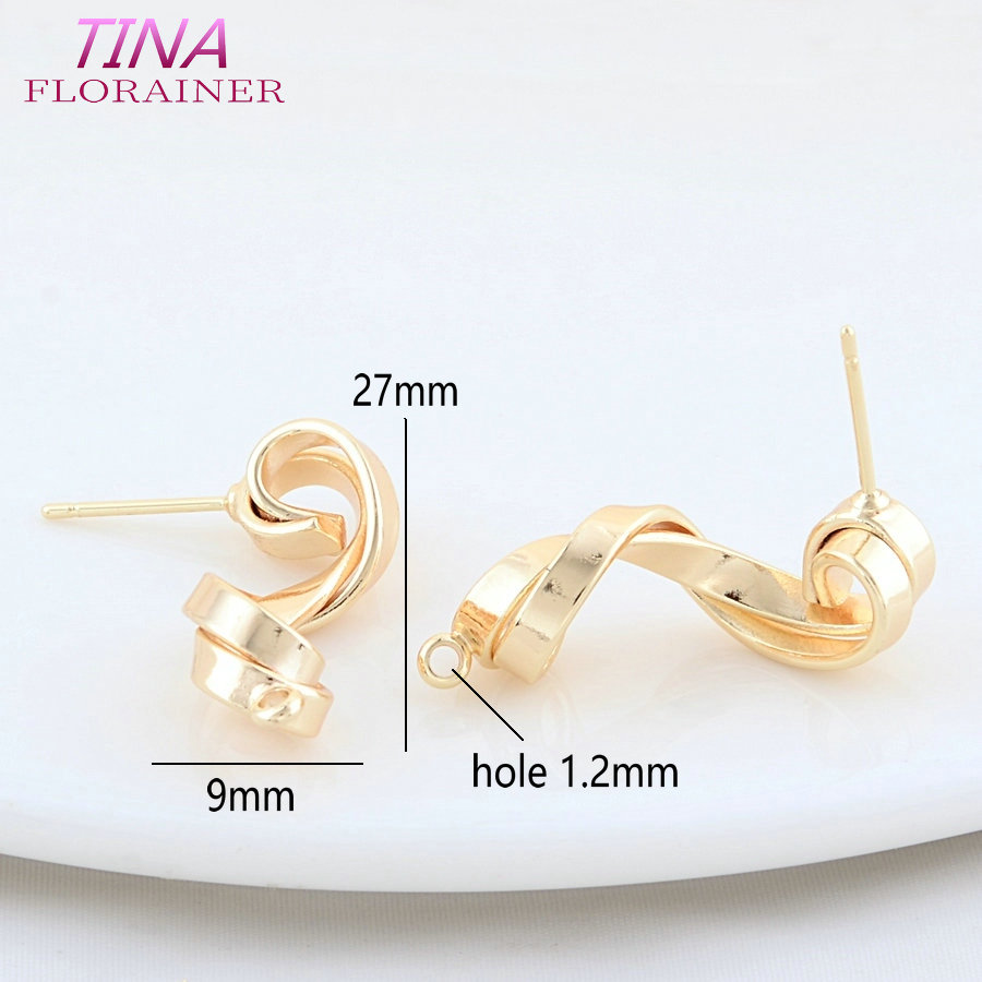 9*27MM 18K warna emas kuningan - Jewelry Making Notes ulasan dan harga