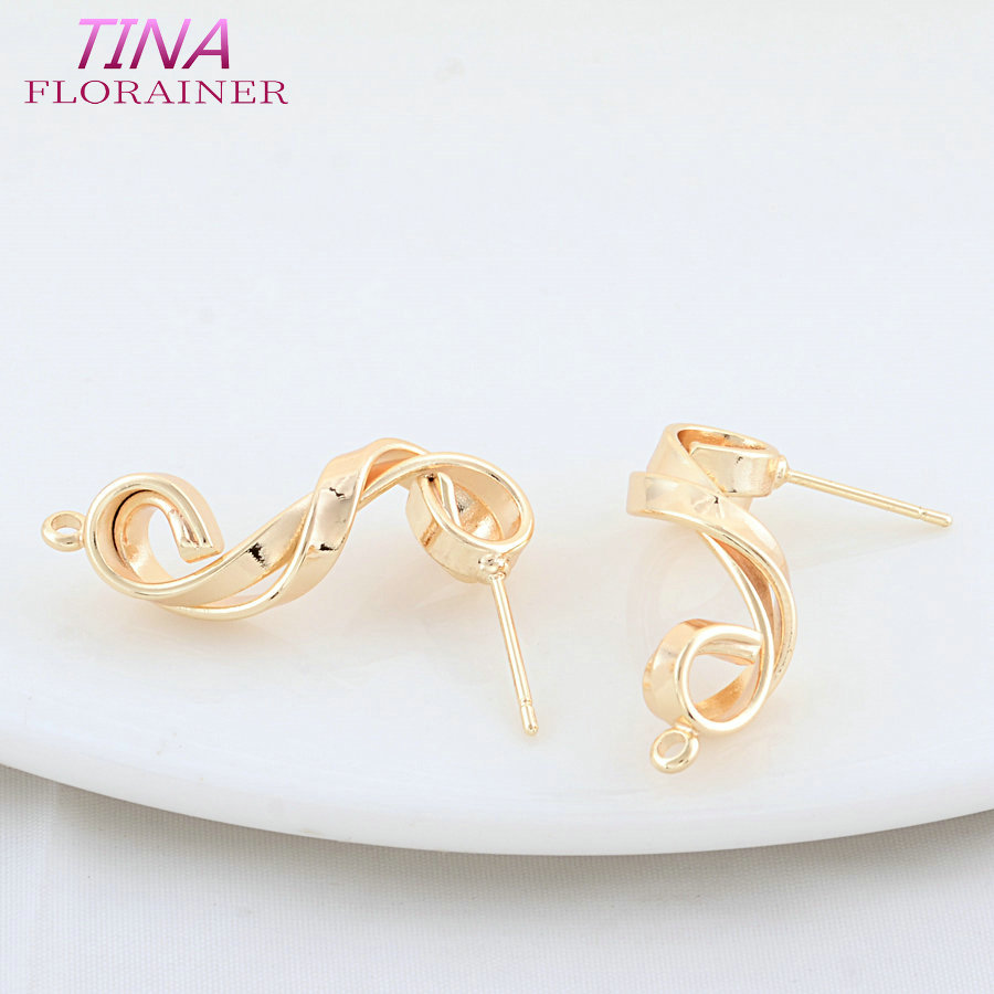 9*27MM 18K warna emas kuningan - Jewelry Making Notes ulasan dan harga