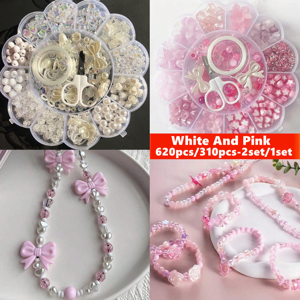 2Set/1Set 13 Grids Manik-manik - Jewelry Making Birthday Party ulasan dan harga