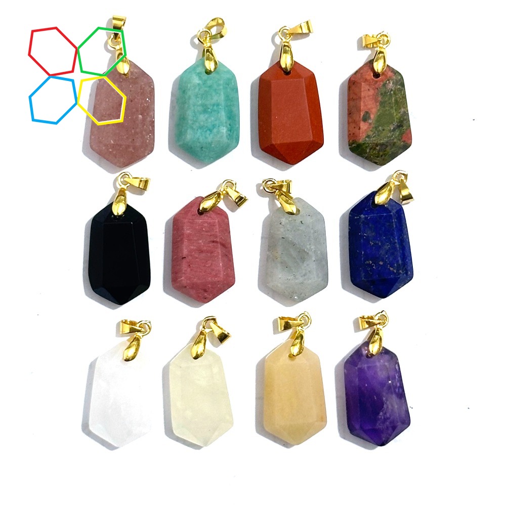 10 Buah Liontin Batu Amazon La - Jewelry Making Amazon ulasan dan harga