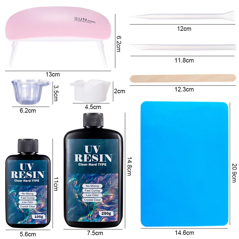 Kit Lem Resin UV Keras Lem UV  - Jewelry Making Uv Resin Kit ulasan dan harga
