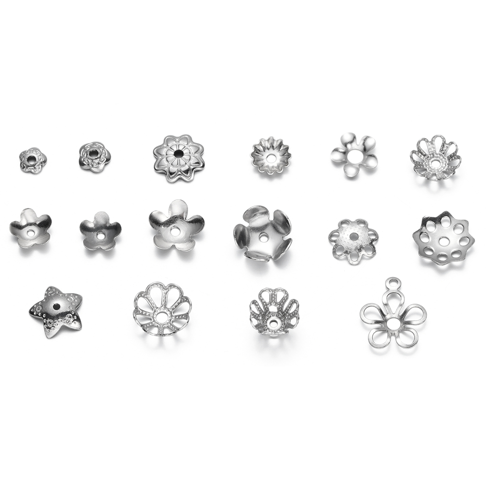 20/50 Buah/Lot 15 Model Manik  - Bead Cap Flower ulasan dan harga