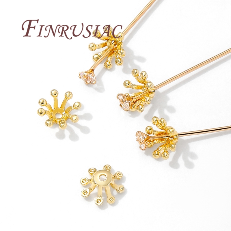 Tutup Manik-manik Berlapis Ema - Bead Cap Flower ulasan dan harga