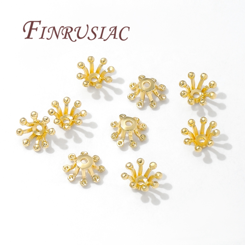 Tutup Manik-manik Berlapis Ema - Bead Cap Flower ulasan dan harga
