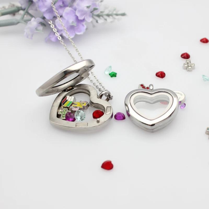 Liontin Locket Hati Mengambang - Jewelry Making Birthday Party ulasan dan harga