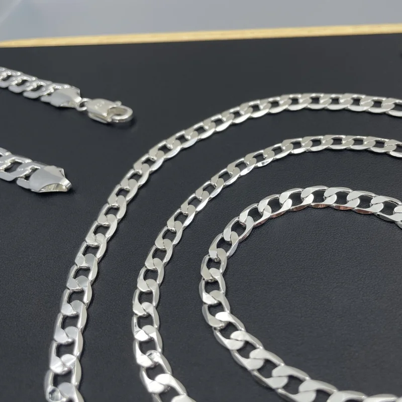 Kalung perak Sterling 925 pria - Lobster Clasp Silver ulasan dan harga