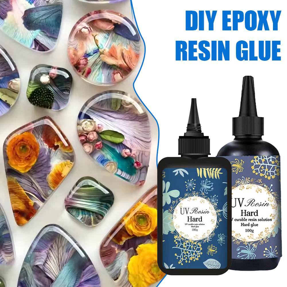 1/2 Buah Resin UV Keras Bening - Jewelry Making Uv Resin Kit ulasan dan harga