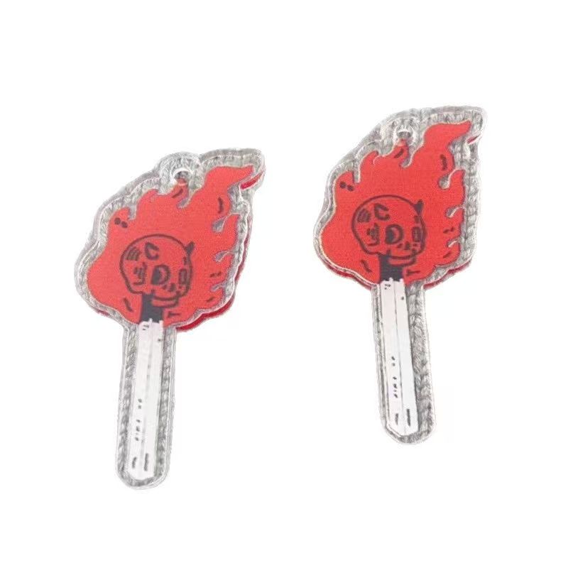 10 buah liontin tengkorak akri - Jewelry Making Factory ulasan dan harga
