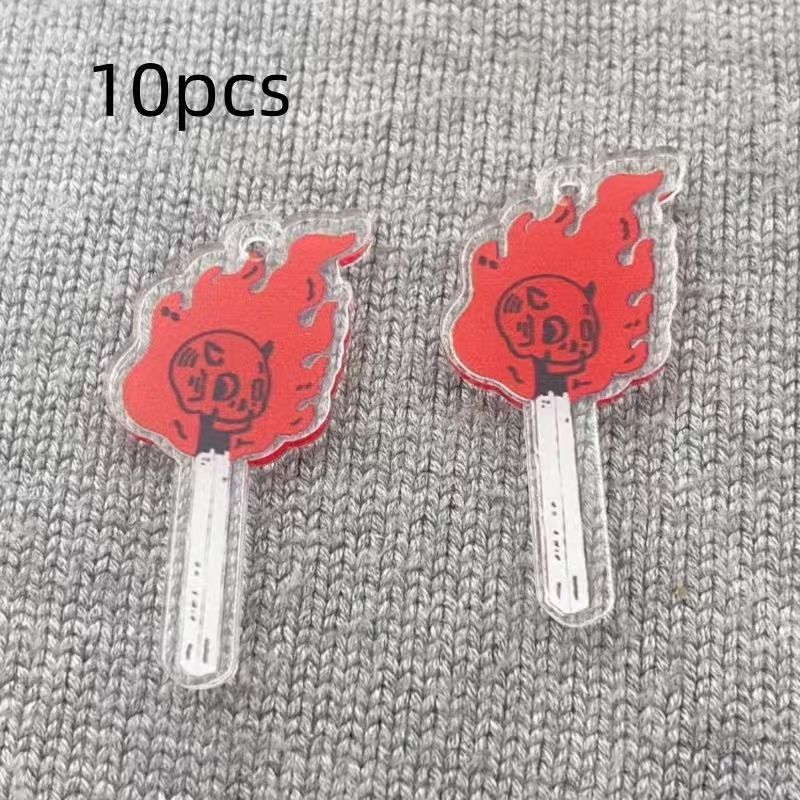 10 buah liontin tengkorak akri - Jewelry Making Factory ulasan dan harga