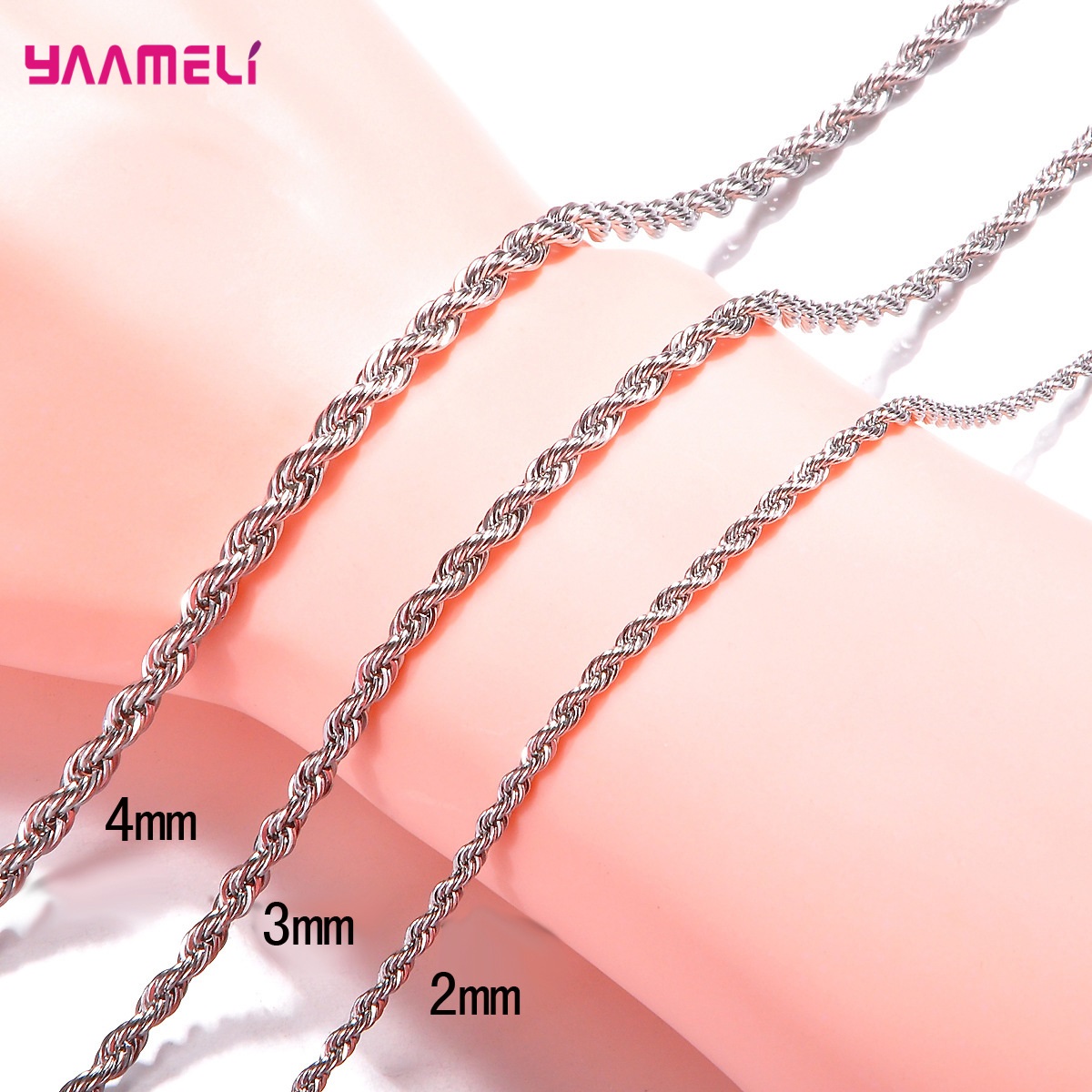Kalung perak murni 925 asli ka - Lobster Clasp Silver ulasan dan harga