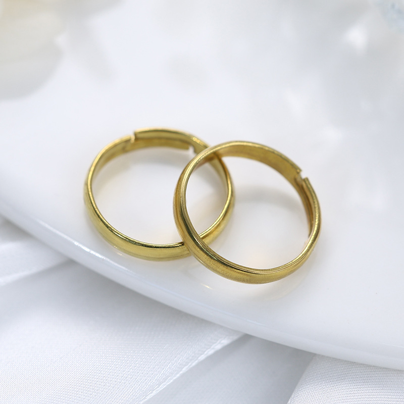 BoYuTe (100 Buah/Lot) Cincin K - Ring Blank Adjustable ulasan dan harga