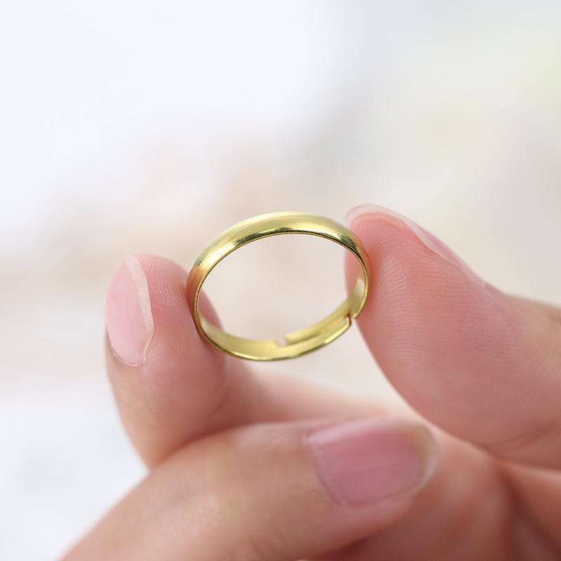 BoYuTe (100 Buah/Lot) Cincin K - Ring Blank Adjustable ulasan dan harga