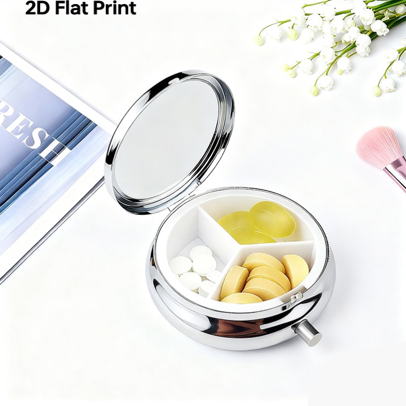 Kotak pil tiga lapis dengan de - Jewelry Making Place ulasan dan harga