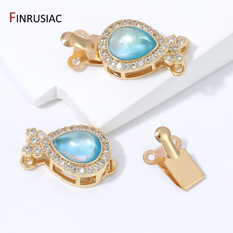 Kancing Kotak Opal Mutiara Ber - Jewelry Making Items ulasan dan harga