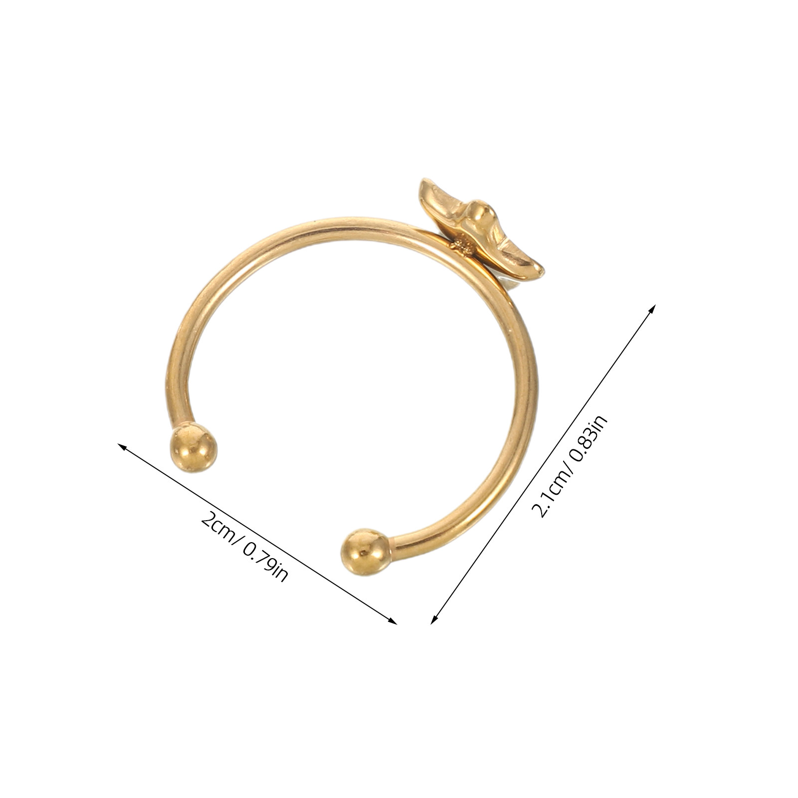 10Pcs Cincin Baja Tahan Karat  - Ring Blank Adjustable ulasan dan harga