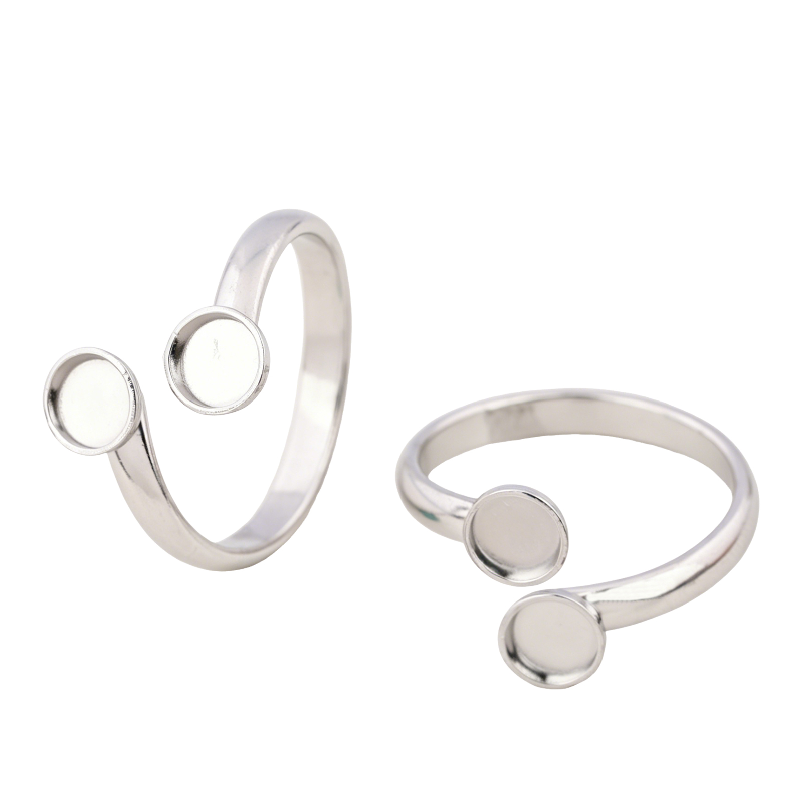 10 buah Cincin Kosong Berlapis - Ring Blank Adjustable ulasan dan harga