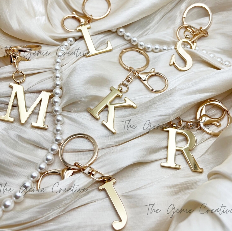 Gantungan Kunci Inisial 3D Sta - Lobster Clasp Silver ulasan dan harga