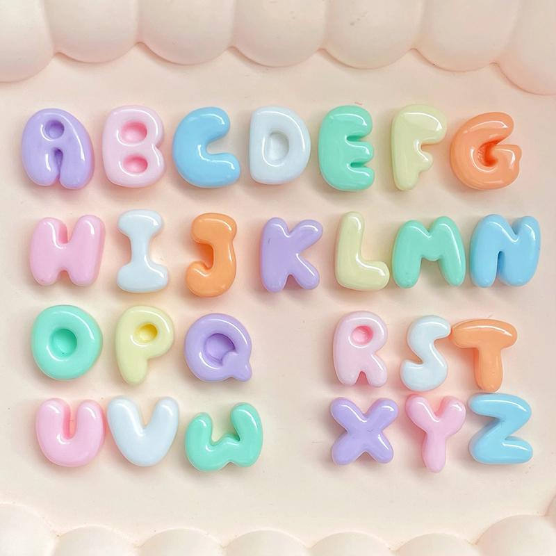 Gantungan Huruf Resin 26Pcs De - Jewelry Making Classes ulasan dan harga