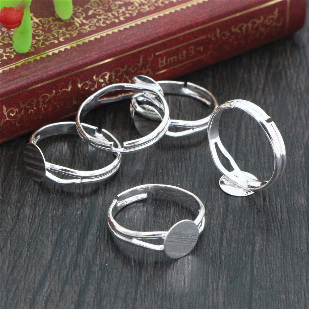 6/8/10/12Mm 10 Buah Pengaturan - Ring Blank Adjustable ulasan dan harga